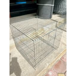 Lồng nuôi chim bồ câu , gà tre Kích thước 50x50x50cm chất liệu sắt mạ kẽm 3