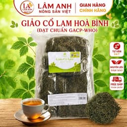 1Kg Giảo Cổ Lam 5 Lá Hòa Bình (Đạt Chuẩn GACP WHO), Sao Tươi Cao Cấp, Hỗ Trợ Ổn Định Huyết Áp, Giúp Ngủ Ngon, Thanh Lọc Cơ Thể, Giải Nhiệt 2