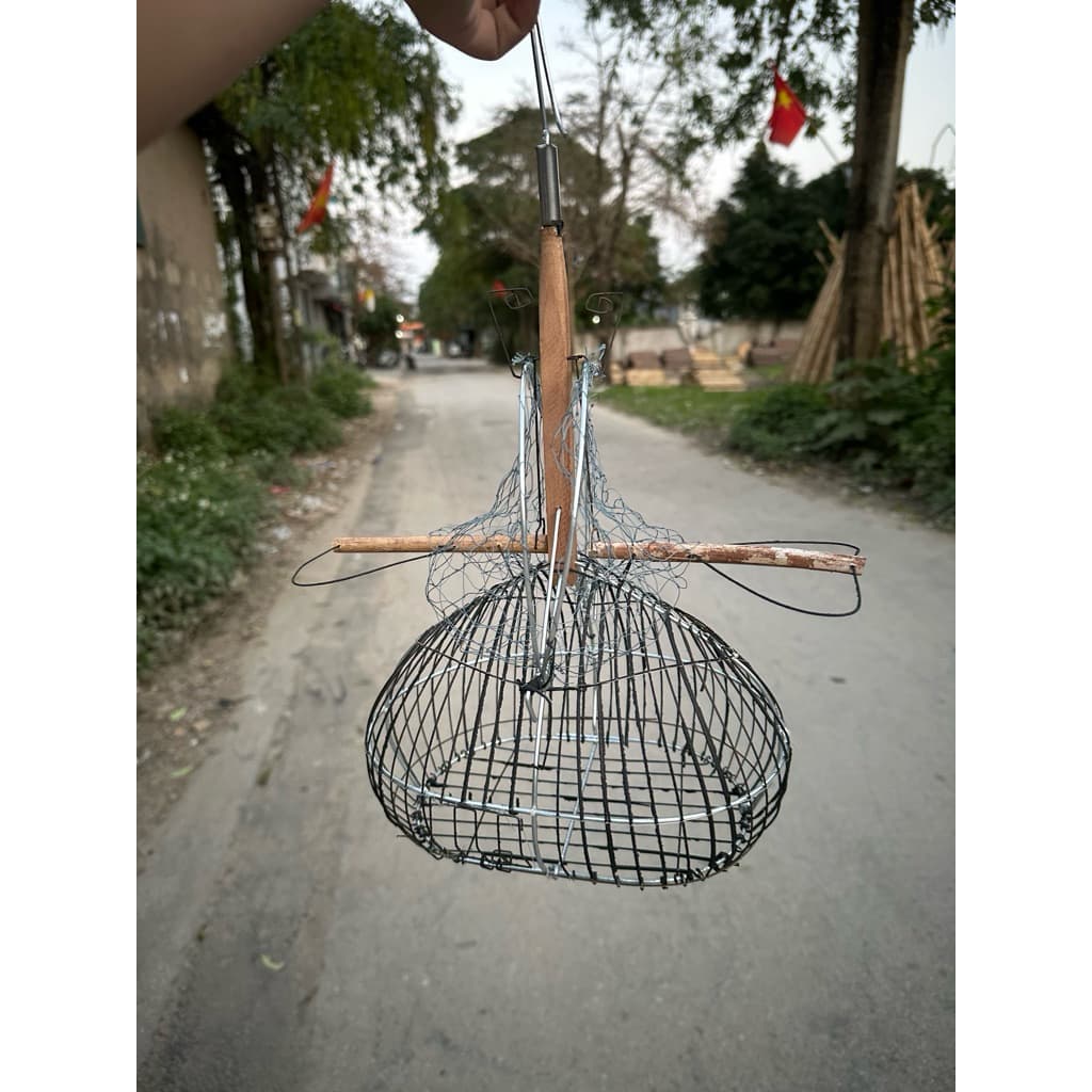 Lồng bẫy chim Vành Khuyên, hút mật chất liệu sắt giá rẻ, nhạy, bền đẹp