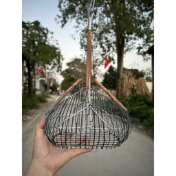 Lồng bẫy chim Vành Khuyên, hút mật chất liệu sắt giá rẻ, nhạy, bền đẹp 3