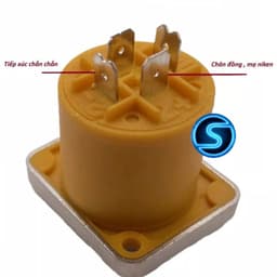 Ổ âm loa , jack loa , ổ loa speakon hãng LS. ( Giá 1 cái ) 2
