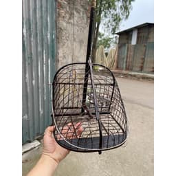 Lồng bẫy chim Chào Mào chất liệu lụi kỹ vip, siêu nhạy, bền đẹp, móc xoay 360 tiện lợi 2