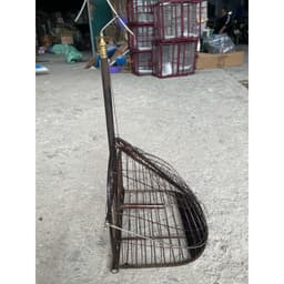Lồng bẫy chim Chào Mào chất liệu lụi kỹ vip, siêu nhạy, bền đẹp, móc xoay 360 tiện lợi 4