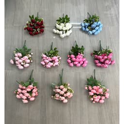 Combo 5 Cụm Trà - Cụm Hồng Trà cắm bó hoa, cắm bình hoa trang trí nhà cửa siêu đep 5