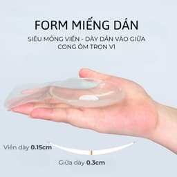 Miếng Dán Nâng Ngực Silicone Trong Suốt Có Miếng Kéo Chống Xệ Giúp Nâng Ngực Hiệu Quả Lê Ngọc 448 4