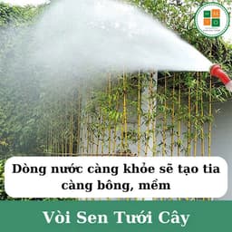 Vòi sen tưới cây 1000 lỗ chuyên cho rau, lan và hoa cây cảnh 4