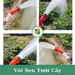 Vòi sen tưới cây 1000 lỗ chuyên cho rau, lan và hoa cây cảnh 7