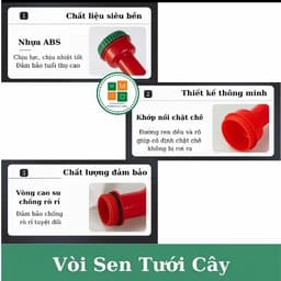 Vòi sen tưới cây 1000 lỗ chuyên cho rau, lan và hoa cây cảnh 8