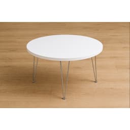 Bàn tròn Ngồi Bệt Gấp Gọn Mini( chân kẹp V ) – Bàn Xếp Học Trên Giường, Đi Dã Ngoại_Gỗ MDF Dày 18mm 4