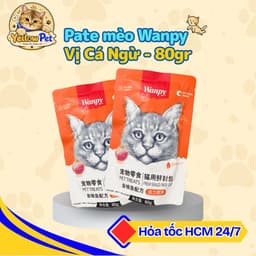 Combo 10 Gói Pate Wanpy Cho Mèo Mix Vị Ngẫu Nhiên - 80gr Chính Hãng | YLP Market 1