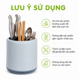 Ống Cắm Dao Đũa Nhựa Chia Ngăn 2781 Hokori Đa Năng Có Khay Thoát Nước Thiết Kế Gọn Gàng GD402 9