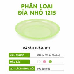 Đĩa Nhựa Đựng Bánh Kẹo Đồ Lễ Việt Nhật 1215 1218 1223 Chất Liệu Nhựa PP Bền Đẹp Nhiều Kích Thước GD404 7
