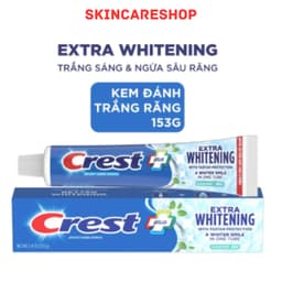 Kem Đánh Răng Crest+ Extra Whitening Clean Mint Toothpaste 153g SKINCARESHOP 1