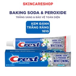 Kem đánh răng Crest Plus Whitening Baking Soda & Peroxide 161g SKINCARESHOP 1