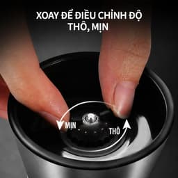Lọ Xay Tiêu Cầm Tay Inox Đa Năng HanmiMart Dụng Cụ Xay Gia Vị Cho Nhà Bếp 8