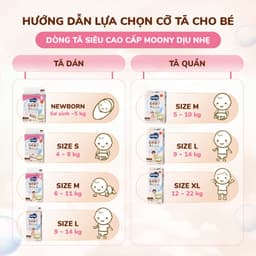 Combo 2 Moony quần dịu nhẹ - PACK mới M54, L42, XL38 - Tã bỉm quần Moony trắng dịu nhẹ - combo tiết kiệm 9