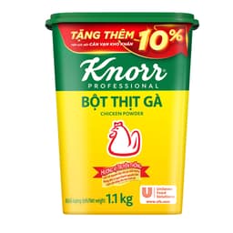 [TĂNG KHỐI LƯỢNG - GIÁ KHÔNG ĐỔI] Bột Thịt Gà Knorr Professional 1.1kg - Chuyên Dùng Cho Nấu Ăn 2