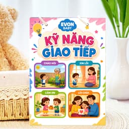Thẻ Flash EVON BABY dạy bé tập nói - CHÀO HỎI, XIN LỖI, CẢM ƠN 1