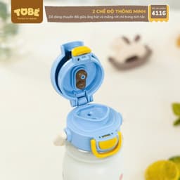 [ TOBE ] Bình Uống Nước Ống Hút 750ml Chính Hãng To Bé 5