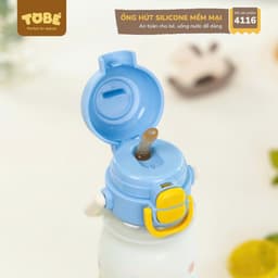 [ TOBE ] Bình Uống Nước Ống Hút 750ml Chính Hãng To Bé 6