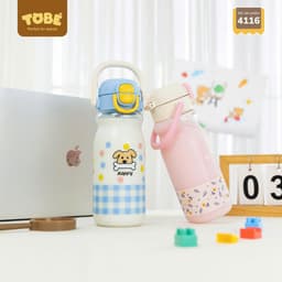 [ TOBE ] Bình Uống Nước Ống Hút 750ml Chính Hãng To Bé 8
