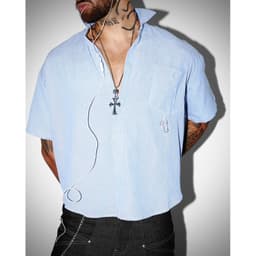 Áo RVB Odyssey Checked Boxy Shirt 3