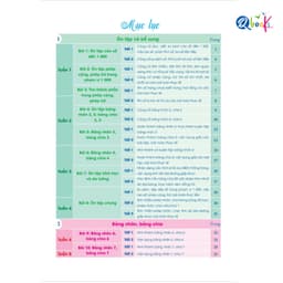 Sách - Combo Vở Ô Li Bài Tập Về Nhà Toán Lớp 3 - Có Mã QR Video Bài Giảng Từng Tiết Học (Qbooks) 4