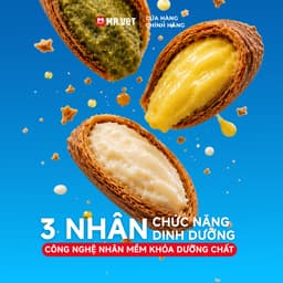 [COMBO 2,3,4,5 GÓI] Hạt MR VET SANDWICH, HẠT MRVET Có Nhân Chức Năng Chuyên Biệt 1KG Không Ngũ Cốc, Giàu Protein 3