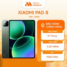 Máy Tính Bảng Xiaomi Pad 8 8GB 128GB Chính Hãng BH 18 Tháng 1