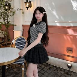 (Tặng Quần Bảo Hộ) Chân Váy Nữ Bigsize Dáng Xòe Chất Ren Dày Dặn Trẻ Trung MS489 LIMO 5