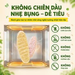 Bánh gạo ăn dặm rau củ Mămmy giúp bé tập nhau bổ sung dinh dưỡng, hỗ trợ tiêu hóa cho bé 7 tháng 6