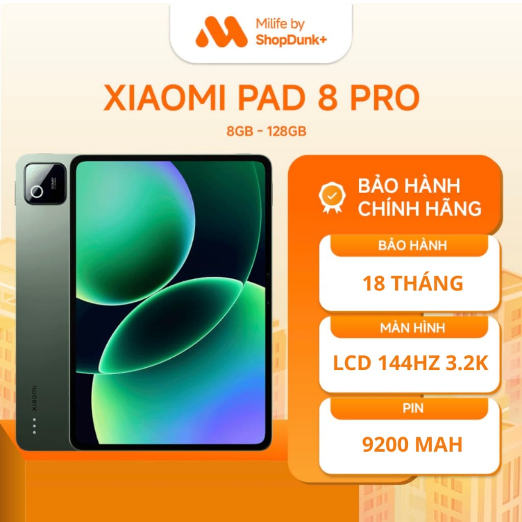 Máy Tính Bảng Xiaomi Pad 8 Pro 8+128 | 8+256 | 12+512 Chính Hãng | Bảo Hành 18 Tháng