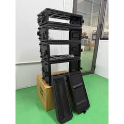 Tủ đựng micro âm thanh khung thép vỏ nhựa chống va đập, hộp đựng mic và phụ kiện âm thanh 2