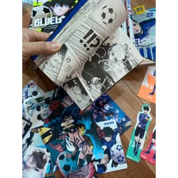 (+pos) Bộ 26q vở Blue Lock - Bluelock tập 1-26 full card + 5 standee+poster 7