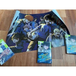 (+pos) Bộ 26q vở Blue Lock - Bluelock tập 1-26 full card + 5 standee+poster 2