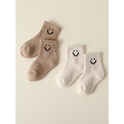 Set 10 Đôi Tất Nữ Cổ Ngắn Cotton Mềm Mại Kẻ Tăm Họa Tiết Mặt Cười Lucky Co Giãn Thoáng Khí Freesize 35-40 9