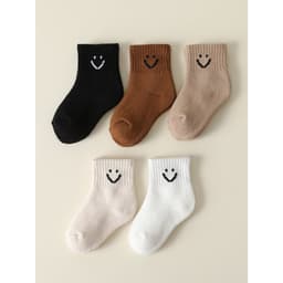 Set 10 Đôi Tất Nữ Cổ Ngắn Cotton Mềm Mại Kẻ Tăm Họa Tiết Mặt Cười Lucky Co Giãn Thoáng Khí Freesize 35-40 8