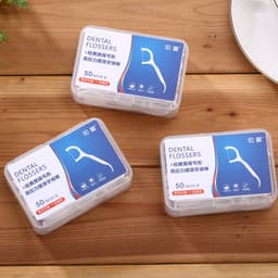 Combo 12 Hộp Tăm Chỉ Nha Khoa (600 Cái) Sợi Chỉ Mảnh Siêu Dai Làm Sạch Kẽ Răng Vệ Sinh Răng Miệng 6