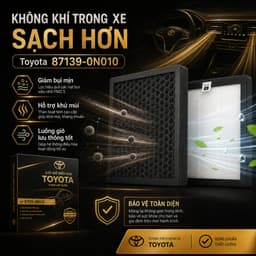Lọc Gió Điều Hoà Cao Cấp Camry(01-08), Avalon, Prado, Altis, RX350. Mã sp: 8713930040 / 871390N010 4
