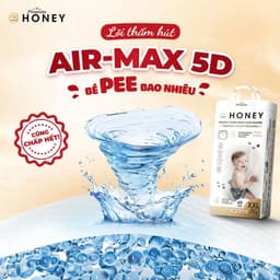[ Combo mua 5 tặng 1 ] Tã/bỉm HONEY đủ size NB66/S52/M46/M52/L48/XL44/XXL42/XXXL40/XXXXL38 4
