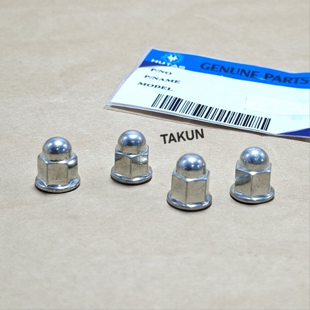 4 Ốc, tán đũa đầu quylat bịt xe DREAM, WAVE... 7mm