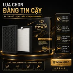 Lọc Gió Điều Hoà Cao Cấp Camry(01-08), Avalon, Prado, Altis, RX350. Mã sp: 8713930040 / 871390N010 2
