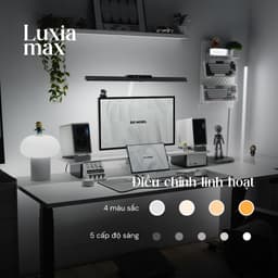 Kyvian Đèn Bàn Làm Việc Bảo Vệ Mắt Luxia Max V2 24W 1200 Lumen CRI >97 Điều Khiển Từ Xa 2 Cảm Biến Thông Minh by Velix 4