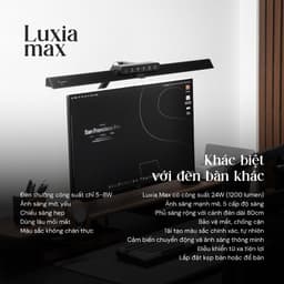Kyvian Đèn Bàn Làm Việc Bảo Vệ Mắt Luxia Max V2 24W 1200 Lumen CRI >97 Điều Khiển Từ Xa 2 Cảm Biến Thông Minh by Velix 2