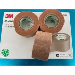 Set 2 Băng Keo Giấy Y tế, Thẩm Mỹ 3M  MICROPORE - Màu da và trắng, kích thước 2,5cm x 9,1m 4