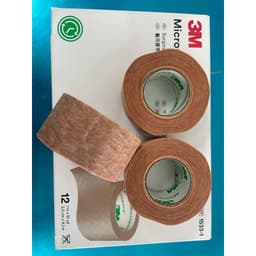 Set 2 Băng Keo Giấy Y tế, Thẩm Mỹ 3M  MICROPORE - Màu da và trắng, kích thước 2,5cm x 9,1m 5
