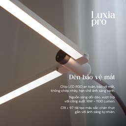 Kyvian Đèn Bàn Học Chống Cận Luxia Pro V2 1100 Lumen CRI ≥97 Bảo Vệ Mắt 16W 10 Cấp Độ Sáng 4 Nhiệt Độ Màu by Velix 3