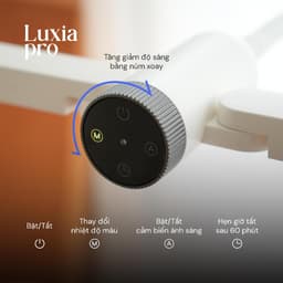 Kyvian Đèn Bàn Học Chống Cận Luxia Pro V2 1100 Lumen CRI ≥97 Bảo Vệ Mắt 16W 10 Cấp Độ Sáng 4 Nhiệt Độ Màu by Velix 5