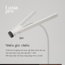 Kyvian Đèn Bàn Học Chống Cận Luxia Pro V2 1100 Lumen CRI ≥97 Bảo Vệ Mắt 16W 10 Cấp Độ Sáng 4 Nhiệt Độ Màu by Velix 7
