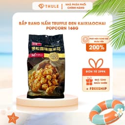 Bắp Rang Nấm Truffle Đen Kaixiaochai (168g) - Popcorn Black Truffle Giòn Tan, Hương Vị Thượng Hạng 1